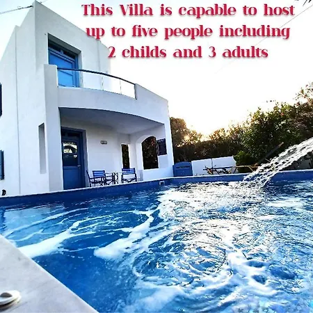Located By The Sea One Beachfront Private Captain Lazaros Pool With Loft In 750sqm Spacious Private Plot-jacuzzi-sunrelax-furnished Terace-gazebo-private Parking,sleep 3 Adults And 2 Children, Just Steps From The Black Beach-seaview