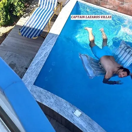 Villa Captain Lazaros Villa: Black With Pool And Sea View